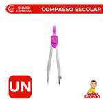 Compasso Escolar Metalico com Display