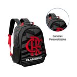 Mochila do Flamengo de Costas Oficial Preta Juvenil Adulto