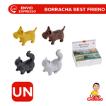 Borracha Escolar Best Friend Pet Cachorro Gato