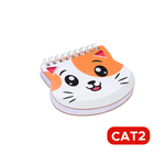 Mini Bloco de Anotações Pets 105mmx100mm Capa Dura 80 Fls