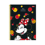 Caderno Grande Capa 1 Matéria Dura 80 Folhas Minnie Mouse foroni