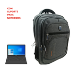 Mochila Escolar Reforçada Notebook Adulto Masculino Feminino Executiva