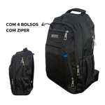 MOCHILA REFORÇADA ESPAÇOSA PARA ESCOLA FACULDADE E TRABALHO
