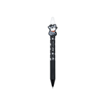 Caneta Gel Pug BRW Apagável 0.7mm Ponta Fina Azul Divertida Escolar