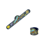 Régua Escolar 20cm Bracelete Bate Enrola Infantil De Silicone