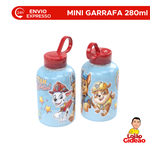 Mini Garrafa Patrulha Canina 280ml Infantil Plástica Squeeze Infantil