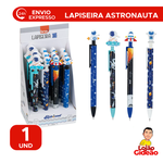 Lapiseira Plástica Divertida Astronauta 0.7mm Ponta Fina