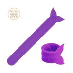 Régua Escolar 20cm Bracelete Bate Enrola Infantil De Silicone