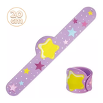 Régua Escolar 20cm Bracelete Bate Enrola Infantil De Silicone