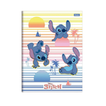 Caderno Brochurão Grande Capa Dura 80 Folhas STITCH Foroni