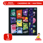 Caderno Colegial Brochura Divertidamente 2  160 Folhas Capa Dura Foroni