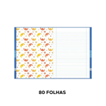 Caderno Brochura Pequeno 80 Folhas  STITCH  Foroni