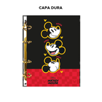 Caderno Argolado Mickey Vintage 120 folhas foroni Capa Dura com Acabamento Resistente