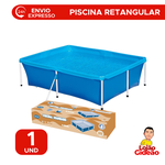 Piscina 2000 Litros Retangular PVC Resistente Infantil Adulto Mor