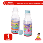 Garrafa Retro Divertidamente 500 ml Disney Emoções Escola -Plasutil