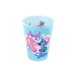 Copo Decorativo Stitch 280 ml Disney Escola lanche Festa -Plasutil