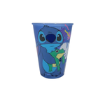 Copo Decorativo Stitch 280 ml Disney Escola lanche Festa -Plasutil