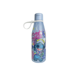 Garrafa de Plástico Com Tampa Abre Fácil 530 ml - Stitch - Plasutil