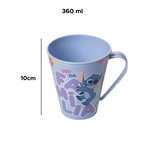 Caneca de Plástico stitch 360 ml Infantil -  Plasutil