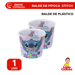 Balde de Pipoca Stitch 2,1 Litros Super Decorado - Plasutil