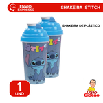 Shakeira Stitch Disney 580ml Com Tampa De Rosca Bebida Crianças Garrafa Copo Misturador Kids Plasutil