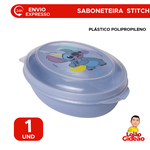 Saboneteira De Plástico Decorada Stitch - Plasutil