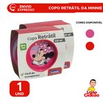 Copo Retrátil da Minnie 330 ml Plasutil