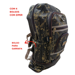 Mochila Sporte Camuflada Grande Resistente Casual Acampamento Verão Corrida