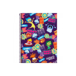 Caderno Escolar Universitário 1 Matéria 80 Folhas Divertidamente 2 - Foroni