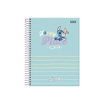 Caderno Escolar Stitch Disney Capa Dura 1 Matéria 80 Folhas - Foroni