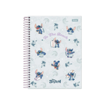 Caderno Escolar Stitch Disney Capa Dura 1 Matéria 80 Folhas - Foroni