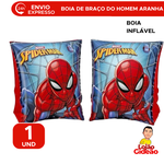 Boia de Braço Infantil do Homem Aranha para Piscina Praia Resistente