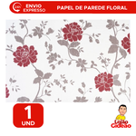 Papel de Parede Adesivo 10m x 45cm Floral