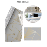 Papel de Parede Adesivo 10m x 45cm Bege Gold