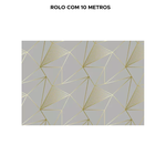 Papel de Parede Adesivo 10m x 45cm Bege Gold