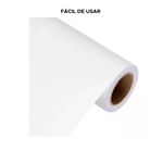 Papel de Parede Adesivo 10m x 45cm  Branco