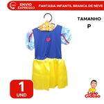 Fantasia Infantil da Branca de Neve - P