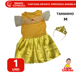 Fantasia Infantil da Princesa Amarela