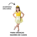 Fantasia Infantil da Princesa Amarela