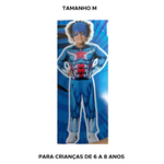 Fantasia Infantil do Capitão América Marvel Para Festas Carnaval  - Tamanho M