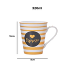 Caneca  de Porcelana 320ml