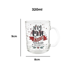 Caneca De Vidro  Presente  Dia das Mães  320ml