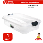 Caixa Organizadora 20 litros  Transparente