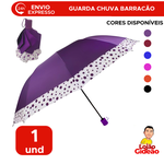 Guarda Chuva Barracão Grande com Bolinha