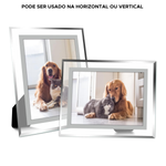 Porta Retrato de Vidro c/ Suporte 10 x 15