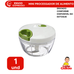 Mini Processador de Alimentos com 3 Lâminas  500ml manual 13 x 8