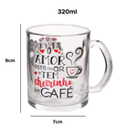 Caneca de Vidro 320ml