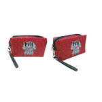 Nécessaire Impermeável Dia das Mães Poliéster e PVC 18cm x 10cm