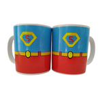 Caneca de Plástico 350ml Heróis