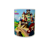 Caneca de Plástico Princesa 350ml